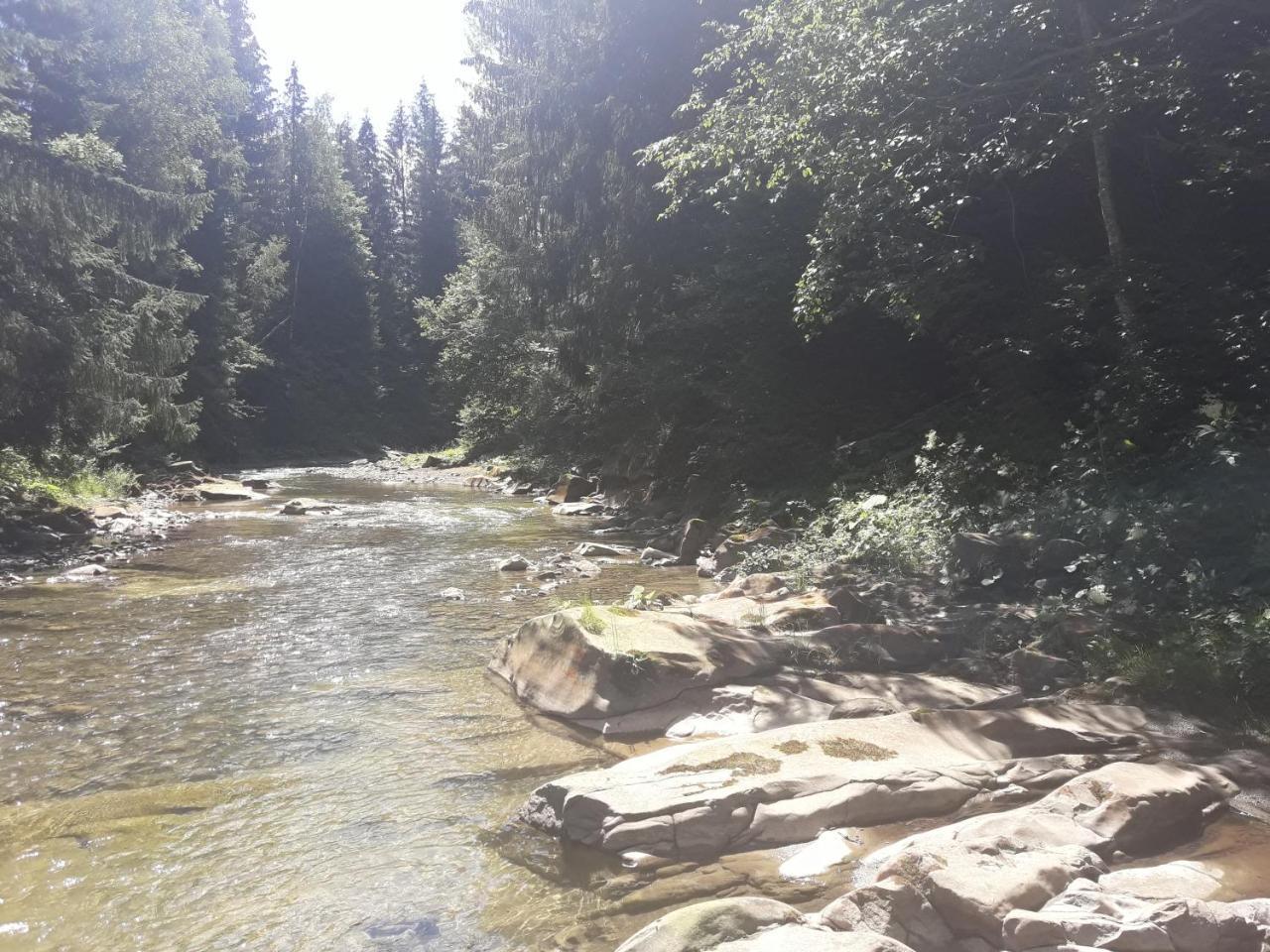 U Anastasii I Sofii Bilya Richki Mykulychyn Exterior foto