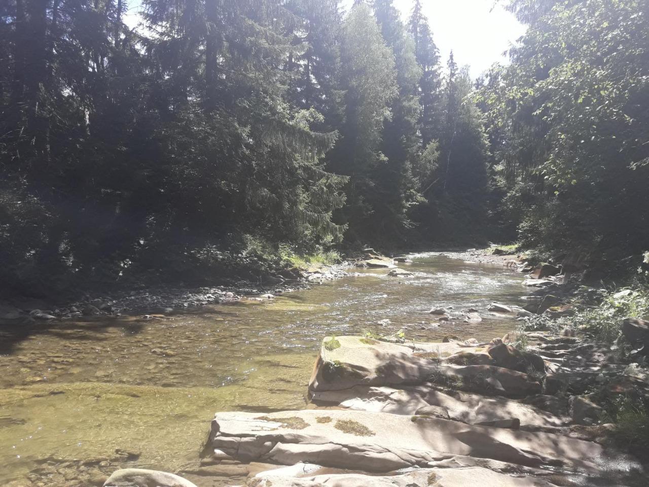 U Anastasii I Sofii Bilya Richki Mykulychyn Exterior foto